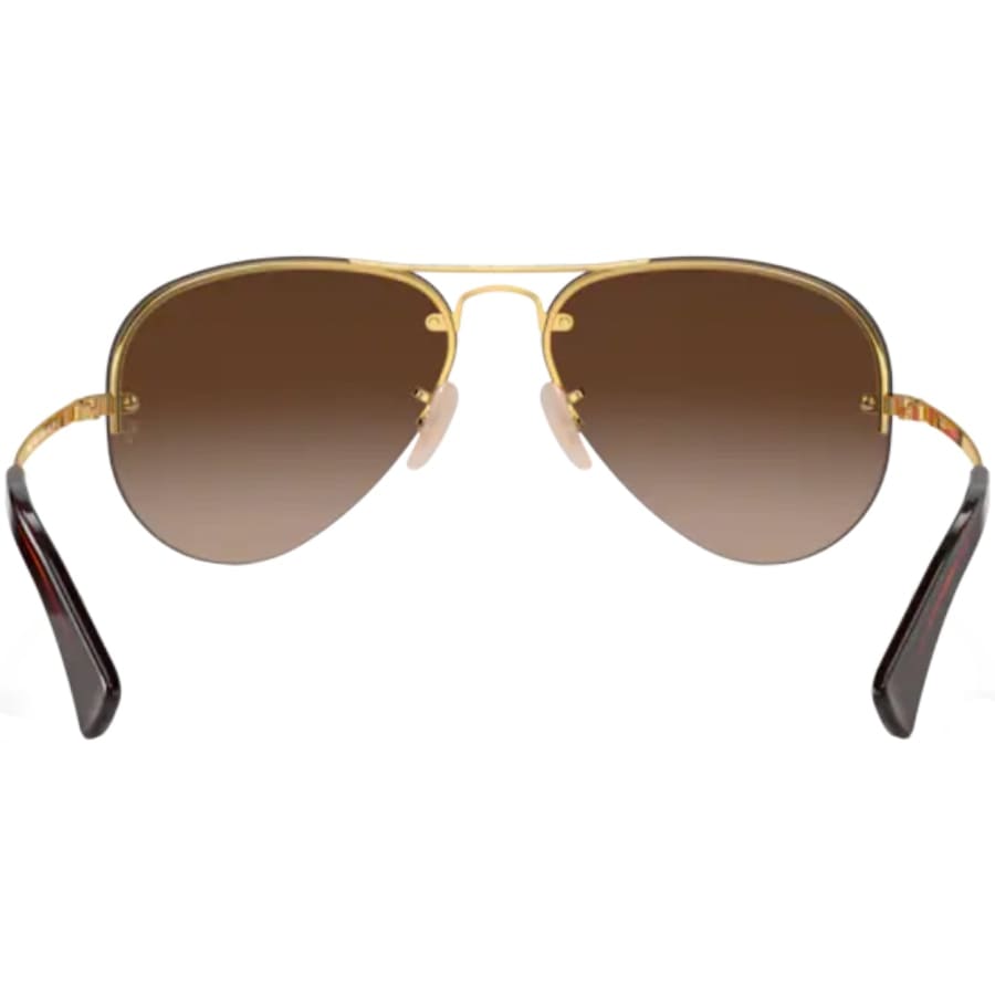 Ray Ban 3024 Sunglasses Gold Mainline Menswear United States